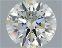 Diamante Natural 0.51 quilates, Redondo , Color K, claridad SI1 y certificado IGI