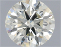 Diamante Natural 0.52 quilates, Redondo , Color J, claridad SI1 y certificado IGI