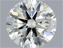 Natural Diamond 0.50 Carats, Round with Excellent Cut, J Color, SI2 Clarity and Certified by IGI