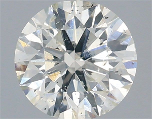 Picture of Natural Diamond 0.79 Carats, Round with Excellent Cut, I Color, SI2 Clarity and Certified by IGI