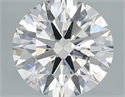Natural Diamond 0.73 Carats, Round with Excellent Cut, J Color, SI1 Clarity and Certified by IGI