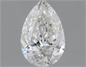Natural Diamond 1.02 Carats, Pear with  Cut, H Color, I1 Clarity and Certified by IGI