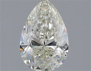Picture of Natural Diamond 1.00 Carats, Pear with  Cut, I Color, SI2 Clarity and Certified by IGI