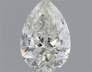 Picture of Natural Diamond 1.00 Carats, Pear with  Cut, H Color, I1 Clarity and Certified by IGI