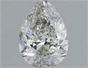 Natural Diamond 1.00 Carats, Pear with  Cut, H Color, SI2 Clarity and Certified by IGI