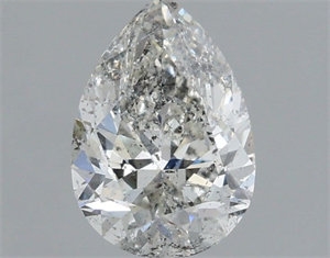 Picture of Natural Diamond 1.00 Carats, Pear with  Cut, H Color, SI2 Clarity and Certified by IGI