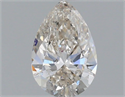 Natural Diamond 1.00 Carats, Pear with  Cut, I Color, SI1 Clarity and Certified by IGI