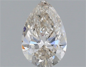 Picture of Natural Diamond 1.00 Carats, Pear with  Cut, I Color, SI1 Clarity and Certified by IGI