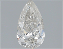 Natural Diamond 1.01 Carats, Pear with  Cut, H Color, I1 Clarity and Certified by IGI