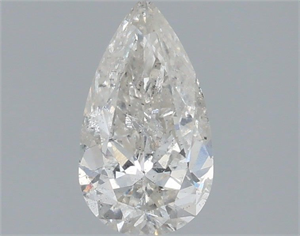 Picture of Natural Diamond 1.01 Carats, Pear with  Cut, H Color, I1 Clarity and Certified by IGI