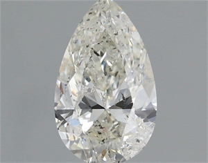 Picture of Natural Diamond 1.00 Carats, Pear with  Cut, H Color, I1 Clarity and Certified by IGI