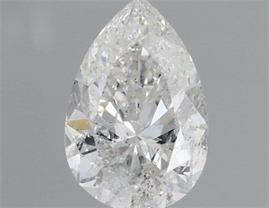 Picture of Natural Diamond 1.01 Carats, Pear with  Cut, G Color, I1 Clarity and Certified by IGI