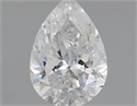 Natural Diamond 1.00 Carats, Pear with  Cut, F Color, I1 Clarity and Certified by IGI
