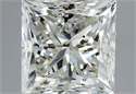 Natural Diamond 2.00 Carats, Princess with  Cut, I Color, I1 Clarity and Certified by IGI