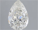 Natural Diamond 1.00 Carats, Pear with  Cut, G Color, I1 Clarity and Certified by IGI