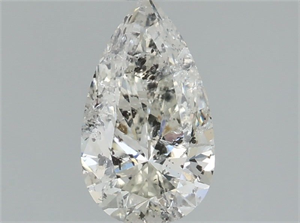 Picture of Natural Diamond 1.01 Carats, Pear with  Cut, G Color, I1 Clarity and Certified by IGI