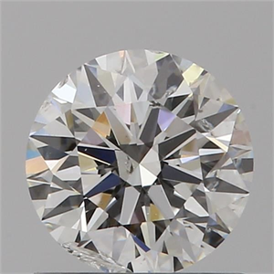 Picture of Natural Diamond 0.71 Carats, Round with Excellent Cut, G Color, I1 Clarity and Certified by GIA