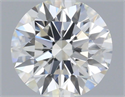 Diamante Natural 0.84 quilates, Redondo , Color H, claridad IF y certificado GIA