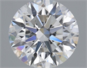 Lab Grown Diamond 1.29 Carats, Round with Excellent Cut, E Color, VVS1 Clarity and Certified by IGI