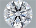 Lab Grown Diamond 1.15 Carats, Round with Excellent Cut, D Color, VVS2 Clarity and Certified by IGI