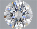 Lab Grown Diamond 5.09 Carats, Round with Ideal Cut, G Color, VVS2 Clarity and Certified by IGI