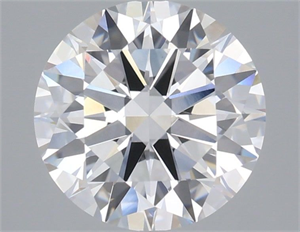 Picture of Lab Grown Diamond 2.70 Carats, Round with Excellent Cut, D Color, VVS2 Clarity and Certified by IGI