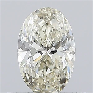 Picture of Natural Diamond 0.50 Carats, Oval with  Cut, K Color, VS1 Clarity and Certified by IGI
