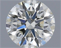 Natural Diamond 0.51 Carats, Round with Excellent Cut, J Color, VS2 Clarity and Certified by IGI