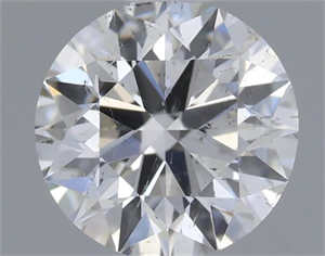 Picture of Natural Diamond 0.40 Carats, Round with Excellent Cut, H Color, SI2 Clarity and Certified by GIA