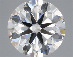 Picture of Natural Diamond 3.50 Carats, Round with Excellent Cut, G Color, VVS1 Clarity and Certified by IGI