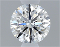 Diamante Natural 0.42 quilates, Redondo , Color E, claridad IF y certificado GIA