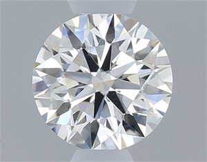 Picture of Natural Diamond 0.42 Carats, Round with Excellent Cut, H Color, VS2 Clarity and Certified by GIA