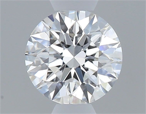 Foto Diamante Natural 0.45 quilates, Redondo , Color D, claridad VVS2 y certificado GIA de