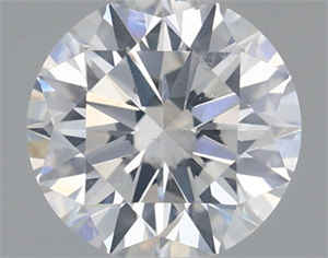 Foto Diamante Natural 0.42 quilates, Redondo , Color F, claridad SI1 y certificado IGI de