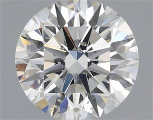 Foto Diamante Natural 0.52 quilates, Redondo , Color H, claridad SI1 y certificado IGI de