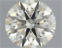 Natural Diamond 0.63 Carats, Round with Excellent Cut, M Color, VVS1 Clarity and Certified by IGI