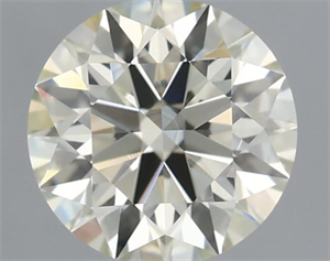 Picture of Natural Diamond 0.63 Carats, Round with Excellent Cut, M Color, VVS1 Clarity and Certified by IGI
