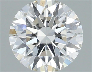 Picture of Natural Diamond 0.73 Carats, Round with Excellent Cut, H Color, VS2 Clarity and Certified by IGI