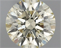 Natural Diamond 0.70 Carats, Round with Excellent Cut, M Color, SI1 Clarity and Certified by IGI