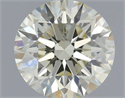 Natural Diamond 0.72 Carats, Round with Excellent Cut, M Color, SI1 Clarity and Certified by IGI