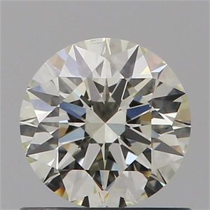 Foto Diamante Natural 0.61 quilates, Redondo , Color L, claridad SI1 y certificado GIA de