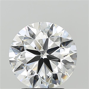Picture of Lab Grown Diamond 3.03 Carats, Round with Very Good Cut, E Color, VVS2 Clarity and Certified by IGI
