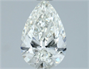 Natural Diamond 1.01 Carats, Pear with  Cut, H Color, VVS2 Clarity and Certified by IGI