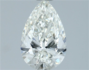 Picture of Natural Diamond 1.01 Carats, Pear with  Cut, H Color, VVS2 Clarity and Certified by IGI