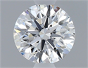 Diamante Natural 0.56 quilates, Redondo , Color D, claridad SI1 y certificado GIA