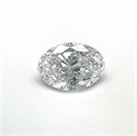 Natural Diamond 0.70 Carats, Oval with  Cut, E Color, VVS2 Clarity and Certified by GIA