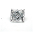 Natural Diamond 0.90 Carats, Princess with  Cut, G Color, VS2 Clarity and Certified by GIA