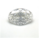 Natural Diamond 1.30 Carats, Oval with  Cut, I Color, SI1 Clarity and Certified by GIA