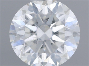 Picture of Natural Diamond 0.55 Carats, Round with Very Good Cut, F Color, SI2 Clarity and Certified by HRD