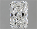 Natural Diamond 1.21 Carats, Radiant with  Cut, F Color, VVS1 Clarity and Certified by GIA